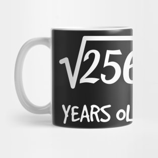 Square Root of 256: 16th Birthday 16 Years Old Teen Boy Girl Mug